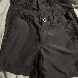2 pair size 4 izod black shorts